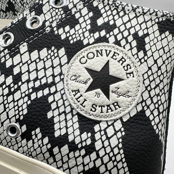 CONVERSE Womens 10 1970s Hi Leather Python Digital Camo - Picture 6 of 8